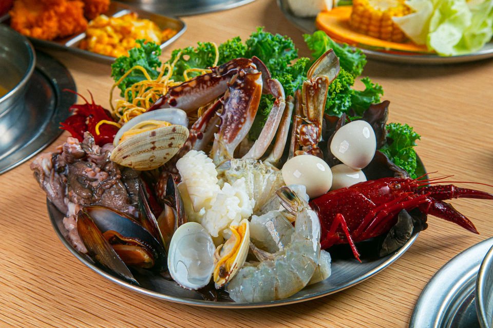 Seafood assortment